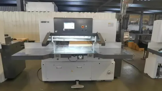 Полностью автоматическое программное управление, гильотинный карторез для тяжелых условий эксплуатации (137F)