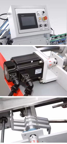 Коробка для торта, предварительно сложенная с замком, нижняя коробка, склеивающая машина, высекальная машина, машина для изготовления картонных коробок, фальцевально-склеивающая машина из Китая